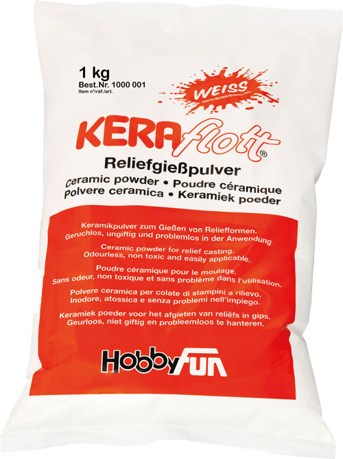 Reliefgießpulver Keraflott 1Kg Reliefgießpulver Keraflott 1Kg