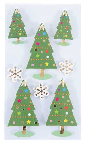 Sticker Weihnachtsbäume Trend