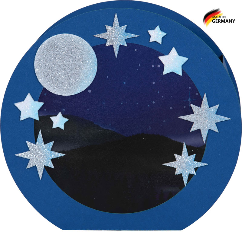 Laternen Bastelset Sternennacht