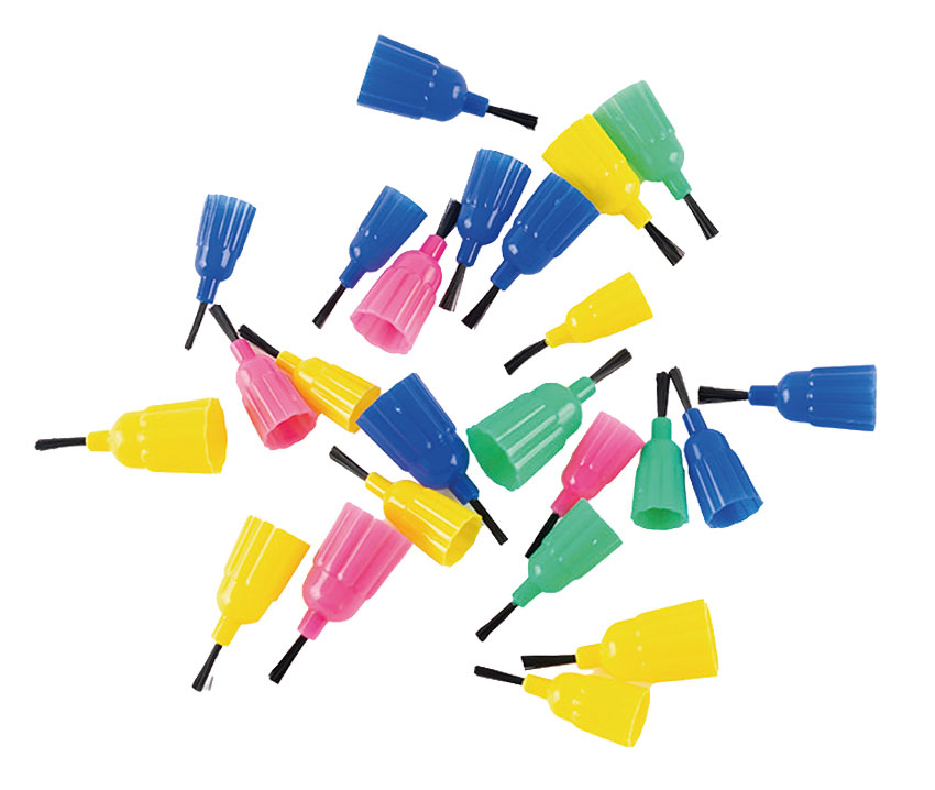 Fingerpinsel 24 Stück in 3 Größen sortiert