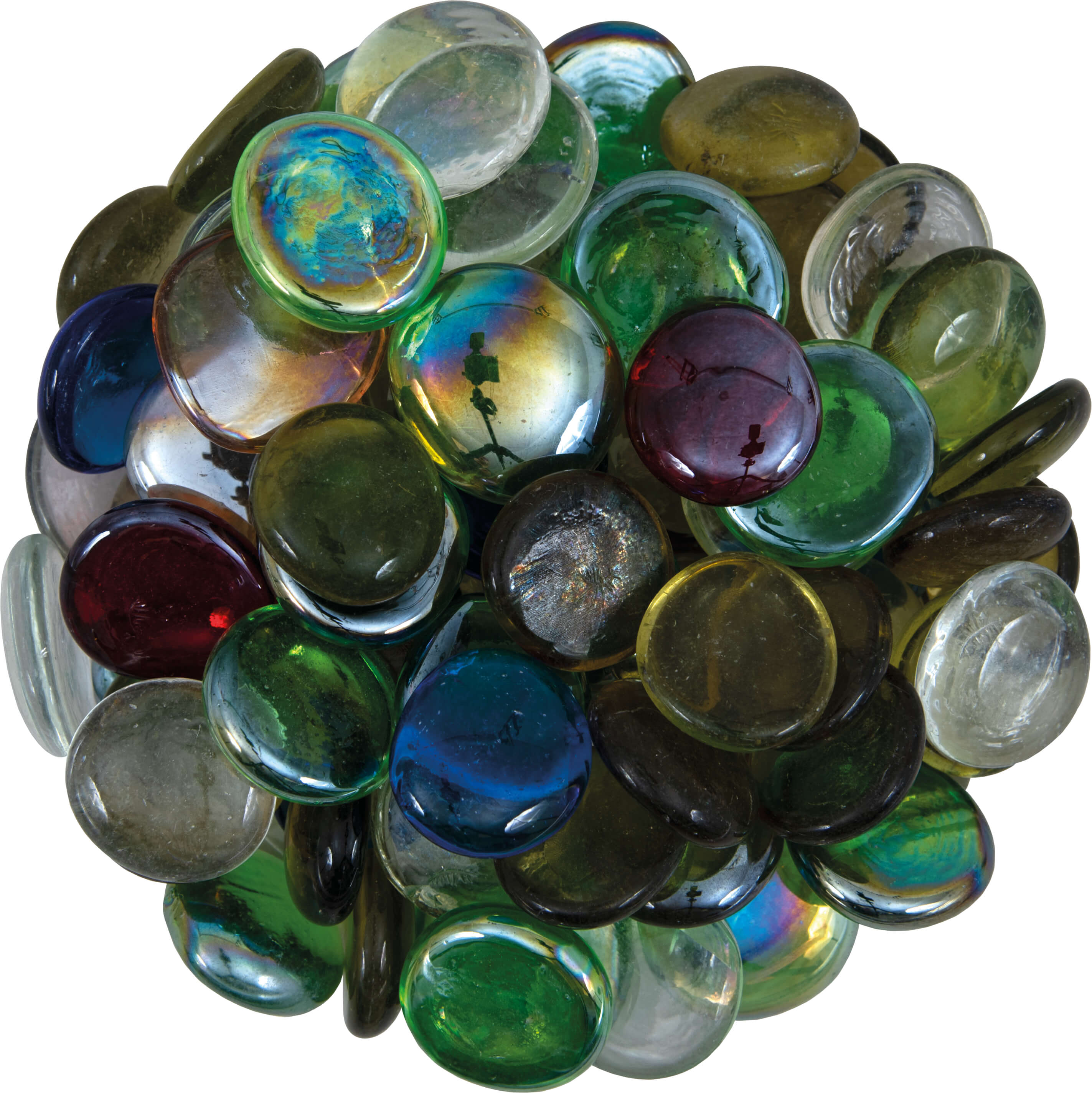 Glasnuggets transparent & irisierend